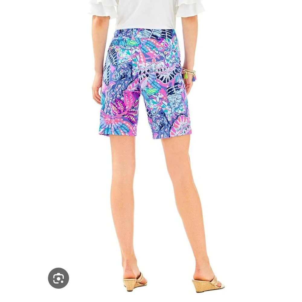Lily Pulitzer size 2‎ shorts chipped Bermuda madina country club modest 9